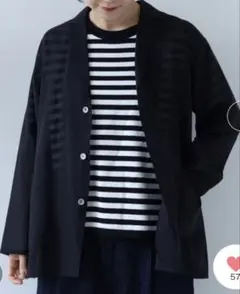 sale】t.yamai parisトリコットサッカージャケット ネイビー - メルカリ