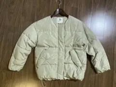 ノーカラー中綿ブルゾン