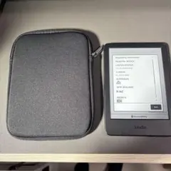 Amazon Kindle 本体 モデル 16GB 専用ケース付きのサムネイル