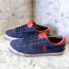 POLO RALPH LAUREN スニーカー ネイビー レッド 27cmのサムネイル