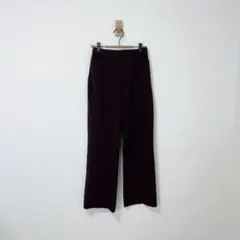 ジャンニロジュディチェ　茶色　ワイドパンツ　綺麗めパンツ　毛混