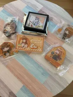 カラフルピーチ えと アクリルキーホルダー 6点セット