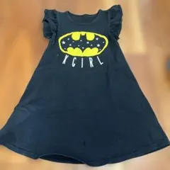 XGIRL バットマンロゴ 半袖ワンピース