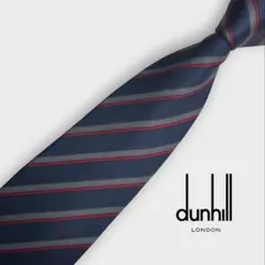 dunhill ストライプ柄 高級SILKネクタイ ダンヒル mn402