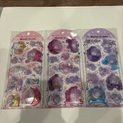 サンリオ　ウォーターインシール　3点