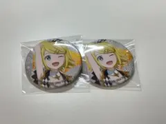 プロセカ 鏡音リン 劇場版 グリッター缶バッジ 2点セット