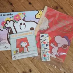 日本生命スヌーピー 2026年 壁掛け・卓上カレンダーセット
