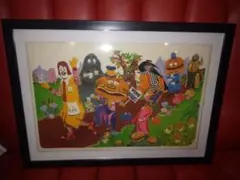 ビンテ 70S 1976年 ポスター キャラクター マクドナルドランド I5bb 18 McDonaldland McDonalds 1970's Original ポスター