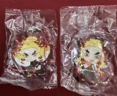 鬼滅の刃 煉獄杏寿郎 ラバーストラップ 2種セット