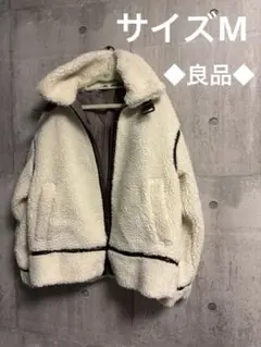 ☆秋冬☆ＷＥＧＯ　メンズ　ボアアウター　ホワイト　Ｍ　管番5