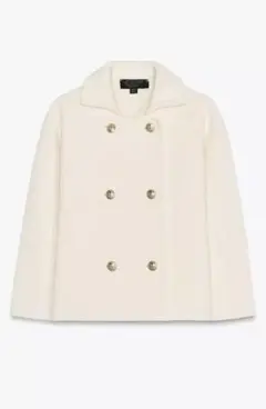 ZARA ニットラップカーディガン　白　未使用 S