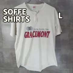 ソフィー グレイスモント プリント Tシャツ ヘンリーネック L【エ434】のサムネイル