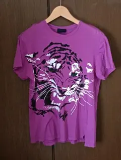 LANVIN タイガーモチーフ Tシャツ パープルのサムネイル