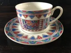 レトロ アダム＆イブ カップソーサー 2客