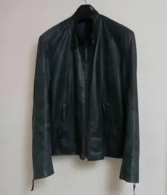 5*様 シングルライダースジャケット　COMME CA ISM　 羊革　L