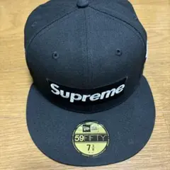 Supreme 59FIFTY ブラックキャップ 7 3/8