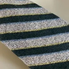 [ネクタイ]ボートクラブ　ストライプ　日本製 ウール100% トラッド