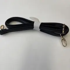 ショルダーバッグ用ストラップ【合成皮革】ブラック②