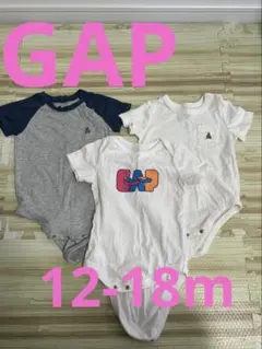 GAP ベビー　半袖　カバーオール　ロンパース　12m 18m シンプルのサムネイル