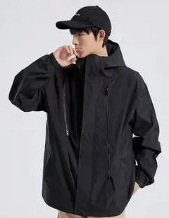 マウンテンパーカー アウトドアジャケット防寒・防風・防雨に。軽量 2XLサイズ