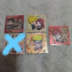 NARUTOウエハースステッカー【シークレット、うずまき家、我愛羅】