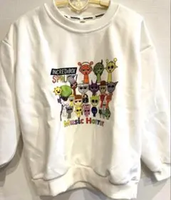 SPRUNKI スプランキー トレーナー 長袖 ホワイト キッズ 130cm