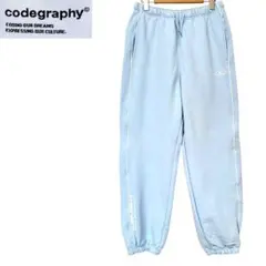 サイズM≒62〜96cm★codegraphy★スウェットパンツ B-1007のサムネイル