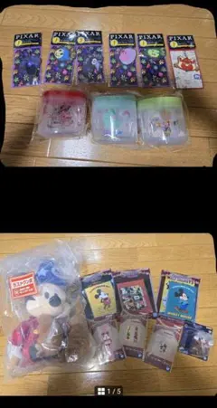 一番くじ　ミッキーマウスラストワンぬいぐるみとグッズセット