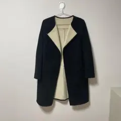 黒 ムートンコート