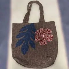 ハンドメイド トートバッグ 花柄 パッチワークのサムネイル