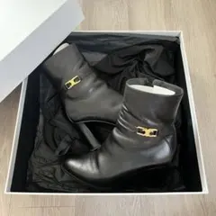【最終値下げ】CELINE クロード アンクルブーツ カーフスキン ベルヌイユのサムネイル