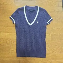 RALPH LAUREN SPORT　 ケーブルニット 半袖 Vネックのサムネイル