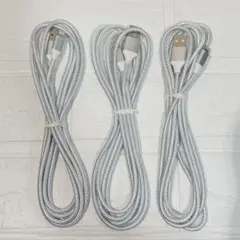 iPhone 充電 ケーブル 2M 3本セット 急速充電 lightning