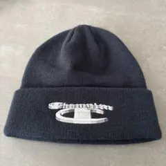 Champion ニット帽 ネイビー　SUPREME