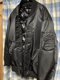 ブラック MA-1 フライトジャケット　ユニクロ+J 4XL