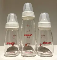 Pigeonガラス哺乳瓶120ml×2本、200ml×1本