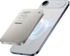 MOMAX Q.PASS 磁気式モバイルバッテリー5000mAhスリムポータブル