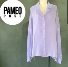 【未使用】PAMEOPOSEパメオポーズ スプリットスリーブシャツのサムネイル
