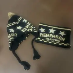 ニット帽とネックウォーマーセット