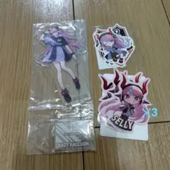 CRAZY RACCOON Selly アクリルスタンドとステッカーセット