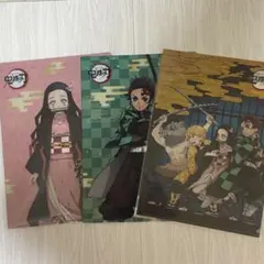 鬼滅の刃 DyDo オリジナルクリアファイル 3枚セット