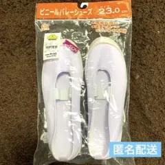 【新品未使用】　上履き　スクールシューズ　ビニールバレーシューズ　23cm