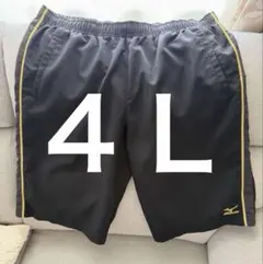 MIZUNO メンズショートパンツ ブラック ゴールドライン４Ｌのサムネイル