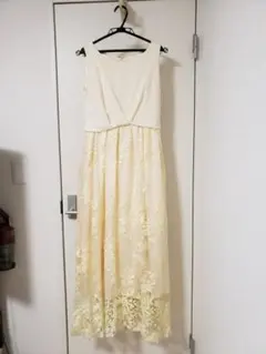 花柄レースワンピース