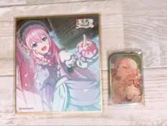 プロセカ 巡音 ルカ 色紙 缶バッジ セット