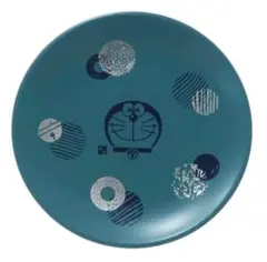 ドラえもん　彩　塗小皿　B.浅葱色