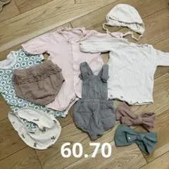MONBEBE ベビー服 キッズ　韓国子供服　60 70 まとめ売り ヘアバンドのサムネイル