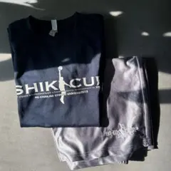 SHIKICUP バスケTシャツとハーフパンツセット