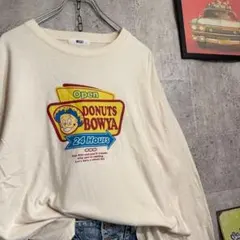 WEGO ロンT L 生成 ドーナツ ボーヤ 看板 レトロ アメリカンのサムネイル