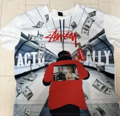 Stussy グラフィックTシャツ ホワイト/レッド